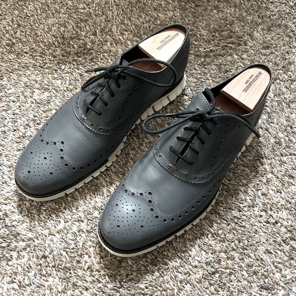 ‼️SOLD‼️Cole Haan Zerogrand Grey Shoes 12 - Picture 3 of 5